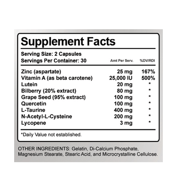 Eagle Eye 911 Ingredients