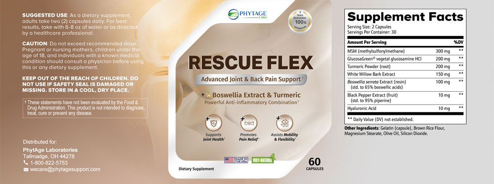 rescue flex ingredients