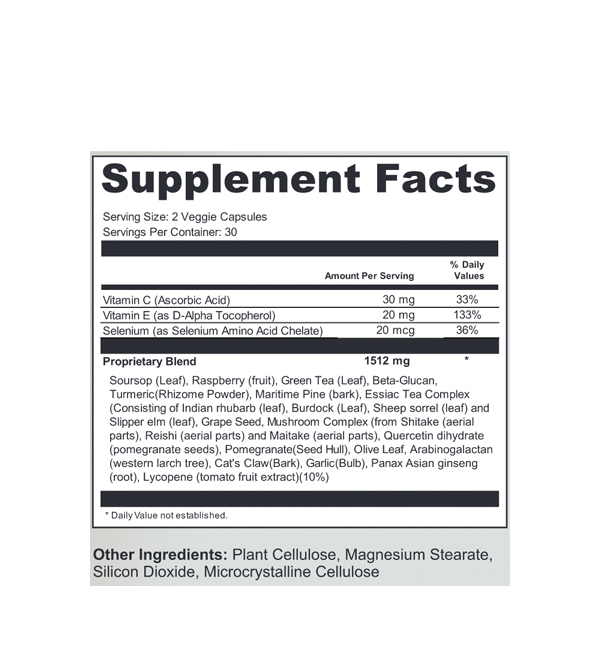 MycoSoothe Ingredients